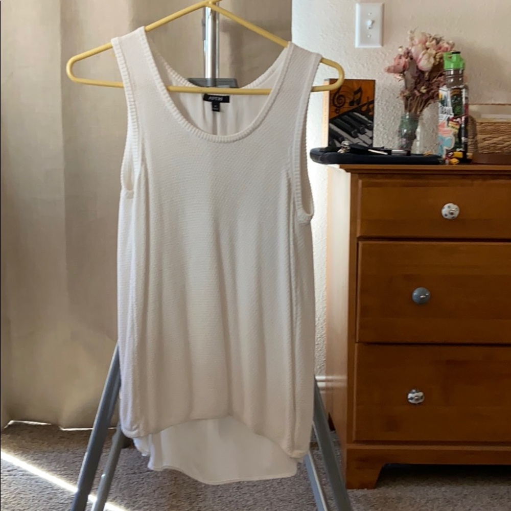 Sheet back tank top